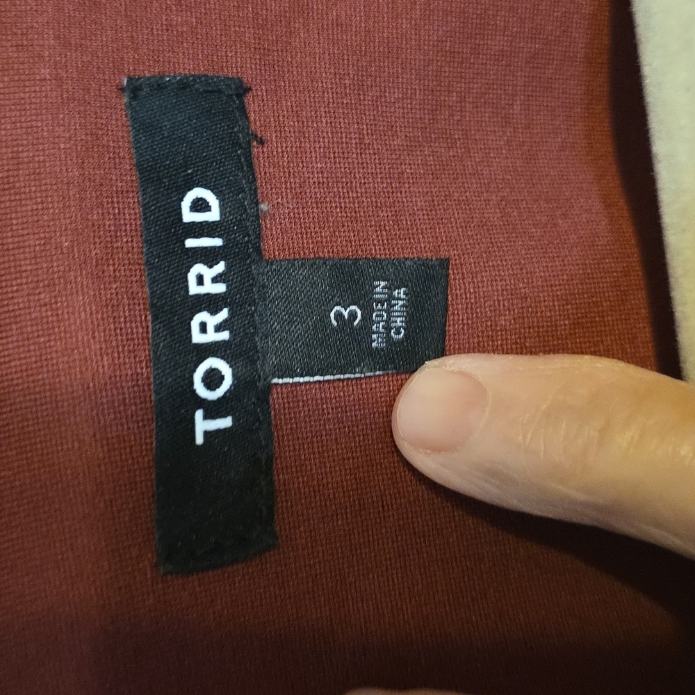 torrid Rust Red Single-Button Blazer - Picture 2 of 11